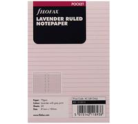 Filofax Pocket Lavender Ruled Notepaper