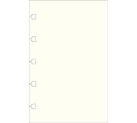 Filofax Pocket Notebook refill - plain paper white