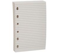 Filofax Pocket Ruled Notepaper Value Pack - White