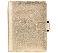 Filofax Pocket Saffiano Organiser - Metallic Rose Gold
