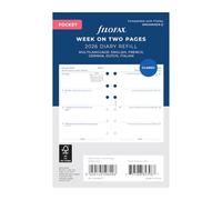 Filofax Pocket week on two pages 5 language 2026 diary 26-68227
