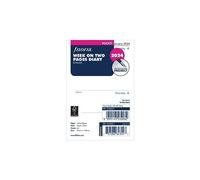 Filofax Pocket Week on two pages English 2024 diary, White