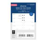 Filofax Pocket week on two pages mid year diary August 25 to July 26 26-68252