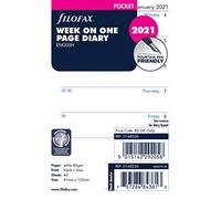 Filofax Pocket Week per Page English 2021 Diary