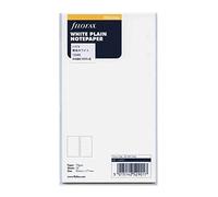 Filofax Personal White plain notepaper, 95x171mm ref:132405