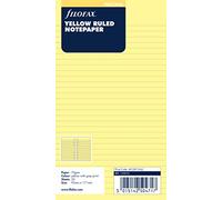 Filofax Refill Personal 30 Sheets Ruled, Yellow