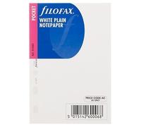 Filofax Refill Sheets - All Sizes - Pocket White Plain Notepaper