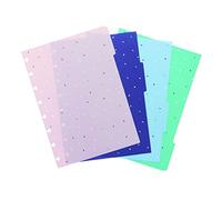 Filofax Refillable Notebook Accessory, A5 Size, Garden Collection, Dividers with Tabs, Set of Four (B142125)