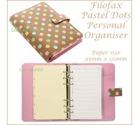 Filofax Refillable Personal Soft Touch Leather Look Organiser A5 NEW 19cm x 14cm