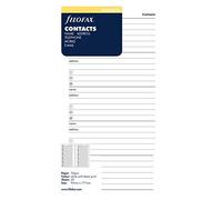 Filofax Refills Undated All Sizes & Variations for Filofax Organisers (Personal Name/Address Book)