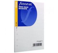 Filofax Refills Undated All Sizes & Variations for Filofax Organisers (Personal White Ruled Notepaper)