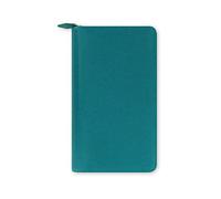 Filofax Saffiano Personal Compact Zip Organiser - Aquamarine