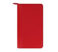 Filofax Saffiano Personal Compact Zip Organiser - Poppy