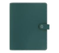 Filofax The Original Organizer, A5 Size, Dark Aqua - Leather, Six Rings, Week-to-View Calendar Diary, Multilingual, 2027 (C022383-27)