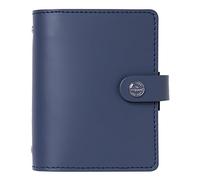Filofax The Original Organizer, Pocket Size, Midnight Blue - Leather, Six Rings, Week-to-View Calendar Diary, Multilingual, 2024 (C022659-24)