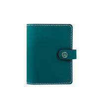 Filofax The Original Pocket Leather Organiser - Dark Aqua