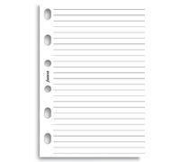 Filofax White Ruled Notepaper - Forms, Archiving and Writing Paper