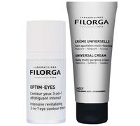Filorga - Bundles Duo: Optim-Eyes Eye Contour Cream 15ml & Universal Cream 100ml for Women