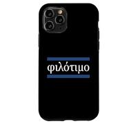 Filotimo Love of Honour Greek Philosophy Case for iPhone 11 Pro
