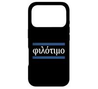 Filotimo Love of Honour Greek Philosophy Case for iPhone 17 Pro