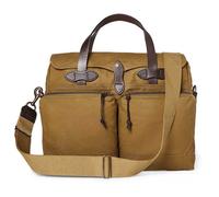 Filson | 24-Hour Tin Cloth Briefcase | Commuter Briefcase | Dark Tan 15 L