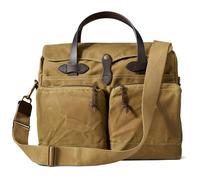 Filson 24 Hour Tin Cloth Briefcase - Dark Tan One Size One Size