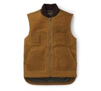 Filson | Dark Tan Tin Cloth Insulated Work Vest | Body Warmer | WildBounds Small