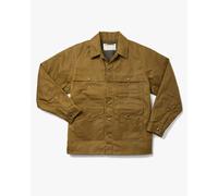 Filson Lined Tin Cloth Cruiser Jacket - Dark Tan