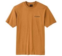 Filson - S/S Frontier Logo T-Shirt - T-shirt size XS, orange