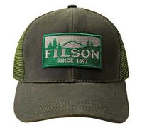 Filson | Scenic Waxed Logger Mesh Cap | Canvas Trucker Cap | Otter Green One Size