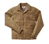 Filson | Tin Cloth Short Lined Cruiser | Waxed Jacket | Dark Tan L