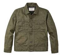 Filson | Tin Cloth Short Lined Cruiser | Waxed Jacket | Military Green Small