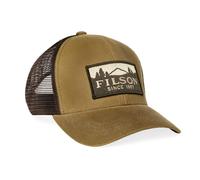 Filson Waxed Logger Mesh Cap - Dark Tan
