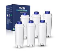 Filswa Delonghi Water Filter Replacement for Fully Automatic Coffee Machines, Compatible with ECAM Series, Dinamica, Magnifica & Magnifica S/Evo, ETAM Autentica, Eletta Explorer, Prima Donna, Rivelia