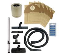 Filtamagic Complete Service Kit Compatible with Karcher A2504 Type MV2 WD3 Series Includes Hose, Telescopic Extension Tube, Floor Tools, Hand Tools, x10 Bags and Washable Cartridge Filter