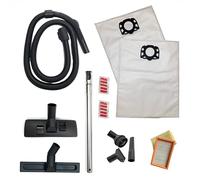 Filtamagic Complete Service Kit Compatible with Karcher MV4 MV5 MV6 WD4 WD5 WD6 Series Includes Hose Assembly, Handle, Telescopic Extension Tube, Floor Tools, Hand Tools, x2 Bags and HEPA Filter