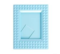 Filteilect 10-Pack 3-Inch Mini Photo Frames for Polaroids and Desk Decor in Multiple Colors, ABS and PP Material(Blue)