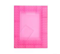 Filteilect 10-Pack 3-Inch Mini Photo Frames for Polaroids and Desk Decor in Multiple Colors, ABS and PP Material(pink)