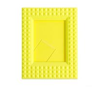Filteilect 10-Pack 3-Inch Mini Photo Frames for Polaroids and Desk Decor in Multiple Colors, ABS and PP Material(Yellow)