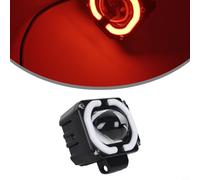 Filteilect 15W High Power LED Lamp 2000LM White Beam(Red) | 2000 lumens brightness, 15W power, square lens design, white beam option, night safety