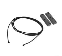 Filteilect 1PC ABS Wall Cabinet Fence Anti-Falling Cargo Net with 5M Rope for Car RV Camper Trailer Storage Racks and Home Security Parts(brown)