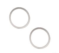 Filteilect 2 pcs For Bike Headset Spacers 0.3mm x 28.6mm /8 Inch Steel Washers for Fork Steerer Tube, Silver