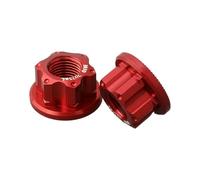 Filteilect 2 Pcs Vintage Traditional Kids For Bike Rear Wheel Axle Track Nut M10x1.0, Aluminum Alloy, Black/Red/Blue/Gold/Green/Purple(No Logo Purple)