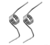 Filteilect 2Pcs DA81-01345B Refrigerator Hinge Spring Replacement - Metal Silver Color Compatible with Fridge Door Springs(2PCS)