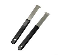 Filteilect 2Pcs Paver Puller Tool with -Tooth Seam Scraper for Interlocking Paver Remover, Outdoor Landscaping Brick Extractor for Garden Pathway and Patio