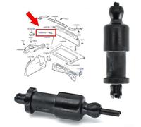 Filteilect 2x Rear Parcel Shelf String Clips Pivot for Focus MK2 2004-2011 and C-Max 2003-2007 Boot Trim Replacement, Compatible with OEM 4M51A466K45AC 1317839