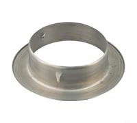 Filteilect 304 Stainless Steel Round Pipe Flange for Hydroponics Ventilation and Extractor Fans, 75mm/100mm/150mm Wall Mount Connector with High Resistance(110mm)