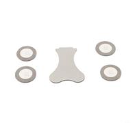 Filteilect 4 Pack 20mm Glass Transducer Discs Compatible with Dimplex Opti-Myst Electric Fire Heater and Humidifier Fogger, Long-Lasting Ceramic Mist Maker