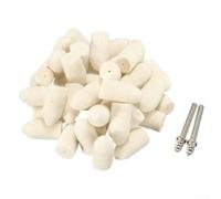 Filteilect 47-Piece Wool Felt Polishing Wheel Set with 3mm Shank for