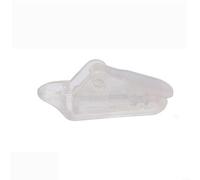 Filteilect 50pcs Tent Tarp Clips Clamps for Awning Tarpaulin, Heavy Duty Plastic Tarp Holder with Teeth Design, For Easy Lock and Release, No(transparent)